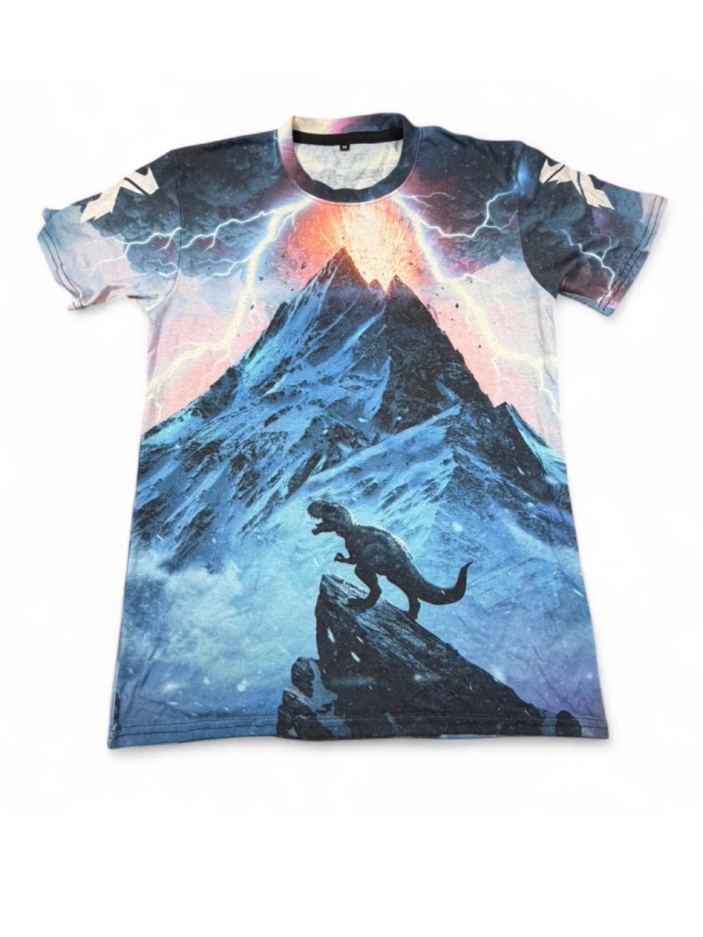Excision Apex Dinosaur Graphic Festival Rave T-Shirt Size M